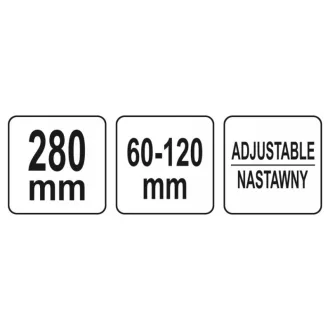 YATO Kliešte na odstránenie olejového filtra 60-120 mm