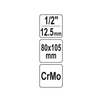   YATO kľúč na odstránenie olejového filtra nastaviteľný 80 - 105 mm