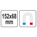 YATO Magnetický podnos 152x68 mm