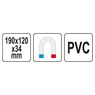 YATO Magnetický organizér 180 x 120 x 34 mm