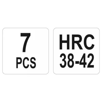YATO Sada na výmenu čelného skla 7 dielov HRC 38-42