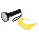 YATO Nabíjacia UV baterka + okuliare