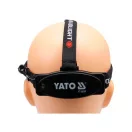 YATO nabíjateľná LED čelovka s nastaviteľným zaostrovaním