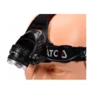 YATO nabíjateľná LED čelovka XM-L2 CREE s nastaviteľným zaostrovaním