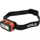 YATO Akumulátorová / batériová LED čelovka 500 lumenov s čidlom pohybu