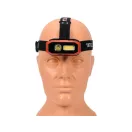 YATO Akumulátorová LED čelová lampa 800 lm s detekciou pohybu