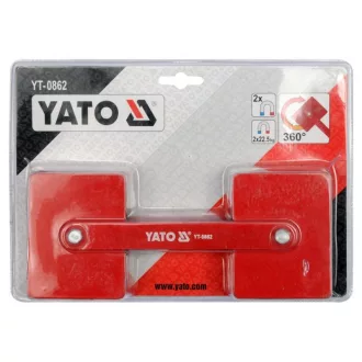   YATO Zvárací magnet držiak obrobku nastaviteľný 85 x 65 x 22 mm/2 x 22,5 kg