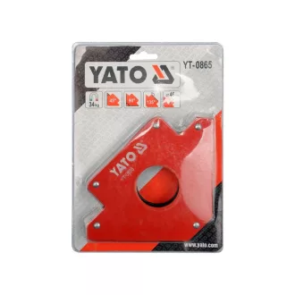   YATO Zvárací magnet držiak obrobku 122 x 190 x 25 mm/34 kg