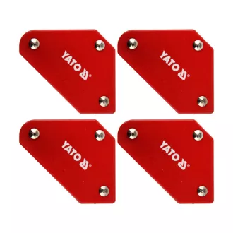   YATO Mini sada držiakov obrobkov na zváranie 4 diely 4,5 kg 45° 90° 135°