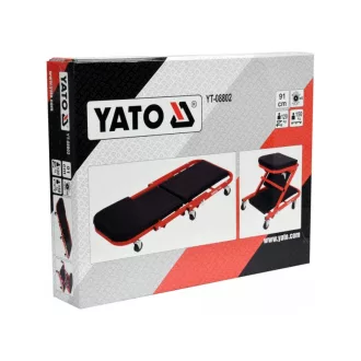   YATO Recliner je možné prerobiť na rolovaciu stoličku 910 mm