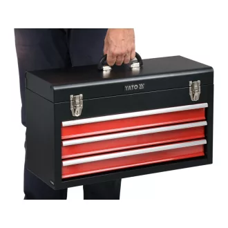 YATO Toolbox kovový 3 zásuvky