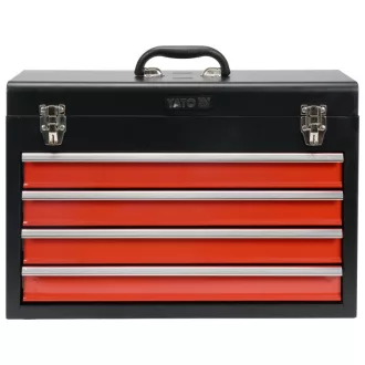 YATO Toolbox kovový 4 zásuvky