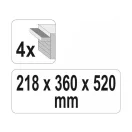 YATO Toolbox kovový 4 zásuvky