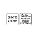 YATO Dierovaná stena 660 x 700 mm