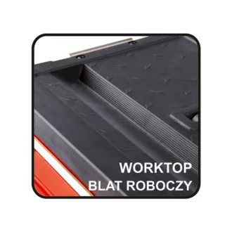 YATO Toolbox kovový (2 zásuvky) 500 x 250 x 18 mm
