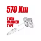 YATO Pneumatický rázový unášač 1/2" 570 Nm
