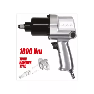 YATO Pneumatický rázový unášač 1/2" 1000 Nm