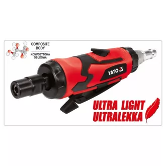   YATO Pneumatická priamočiara brúska odľahčená 113 l/min