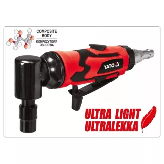 YATO Pneumatická brúska 1/4" odľahčená 113 l/min