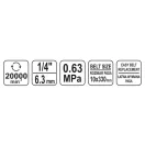 YATO Pneumatická pásová brúska 10 x 330 mm