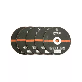  YATO Rezný kotúč na kovy 75 x 9,5 x 2,0 mm pre YT-0993 (5 kusov)