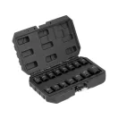 YATO Sada pneumatických kľúčov 1/2" 15-dielna 10-27 mm s adaptérom 3/8" x 1/2"