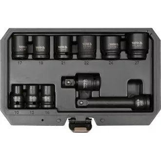   Sada nástrčných kľúčov YATO 11 kusov 1/2" 10-27 mm CrMo