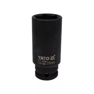 YATO Machine dlhý nástrčný kľúč 1/2" 26 mm CrMo