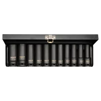  YATO Machine sada dlhých nástrčných kľúčov 11 kusov 1/2" 10-24 mm CrMo