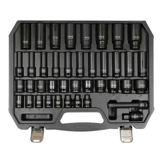   Sada nástrčných kľúčov YATO 40 kusov 1/2" 10-32 mm CrMo