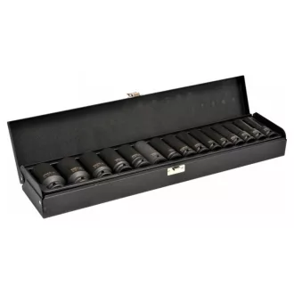   YATO Machine sada dlhých nástrčných kľúčov 15 kusov 1/2" 10-32 mm CrMo