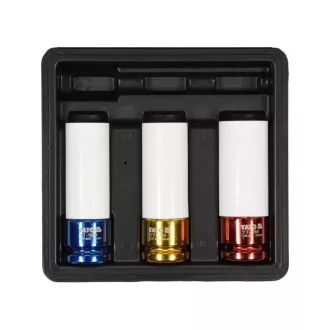 YATO Alloy sada ráfikov 3 diely 1/2" 17/19/21 mm CrMo