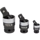 YATO Súprava spojok stroja 3 diely 1/4" 3/8" 1/2" CrMo