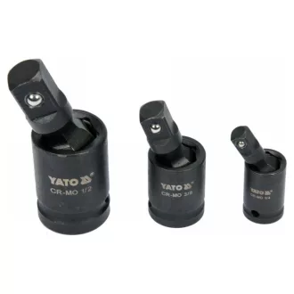 YATO súprava spojok stroja 3 diely 1/4 - 3/8 - 1/2"