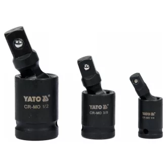 YATO súprava spojok stroja 3 diely 1/4 - 3/8 - 1/2"