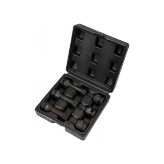   YATO Sada nástrčných kľúčov na bity 6 kusov Spline 1/2" M14-M18 CrMo