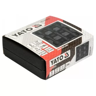   YATO Sada nástrčných kľúčov na bity 6 kusov Spline 1/2" M14-M18 CrMo