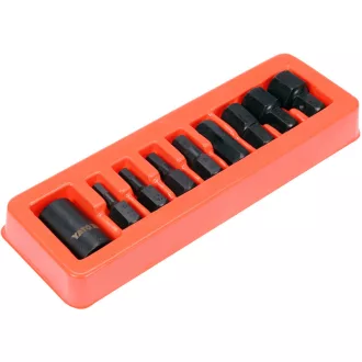   YATO súprava imbusových bitov 9-dielny adaptér pre nástrčný kľúč 1/2" 6-19 mm