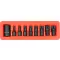 YATO Súprava drážkových bitov 9 kusov 1/2" M6-M18 mm adaptér pre nástrčný kľúč