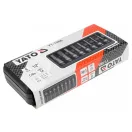 YATO Machine súprava nástrčných kľúčov s dlhými bitmi 8 kusov Allen 1/2" 6-19 mm CrMo