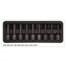 YATO Machine sada nástrčných kľúčov s dlhými bitmi 9 kusov Ribe 1/2" RM5-RM14 CrMo