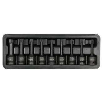   Sada nástrčkových kľúčov pre stroj YATO, 9 kusov, 1/2" M4-M16 CrMo