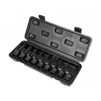   Sada nástrčkových kľúčov pre stroj YATO, 9 kusov, 1/2" M4-M16 CrMo