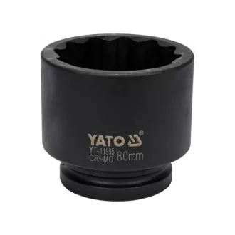 YATO Strojový nástrčný kľúč 12 lomený 1" 80 mm