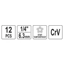 YATO Inštalačná súprava klimatizácie 12 dielov 1/4" CrV