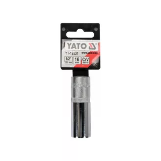   YATO kľúč na zapaľovacie sviečky 1/2" 16 mm / 64 mm CrV