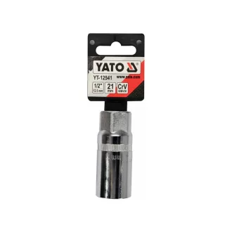   YATO kľúč na zapaľovacie sviečky 1/2" 21 mm / 64 mm CrV