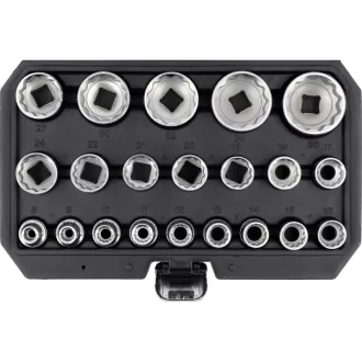   YATO Sada nástrčných kľúčov 1/2" 21 dielov 8-36 mm