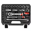 YATO Sada nástrčných kľúčov 60 kusov 1/2" 1/4" CrV