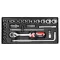 Sada nástrčných kľúčov YATO 25 kusov 1/2" 10-32 mm CrV